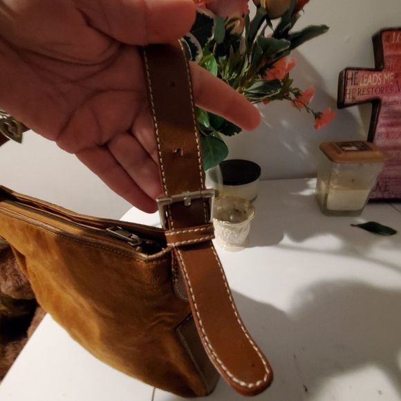 👜MARC JACOBS GENUINE LEATHER & SUEDE BAG vtg Gorgeous 😍 Authentic - Picture 16 of 16